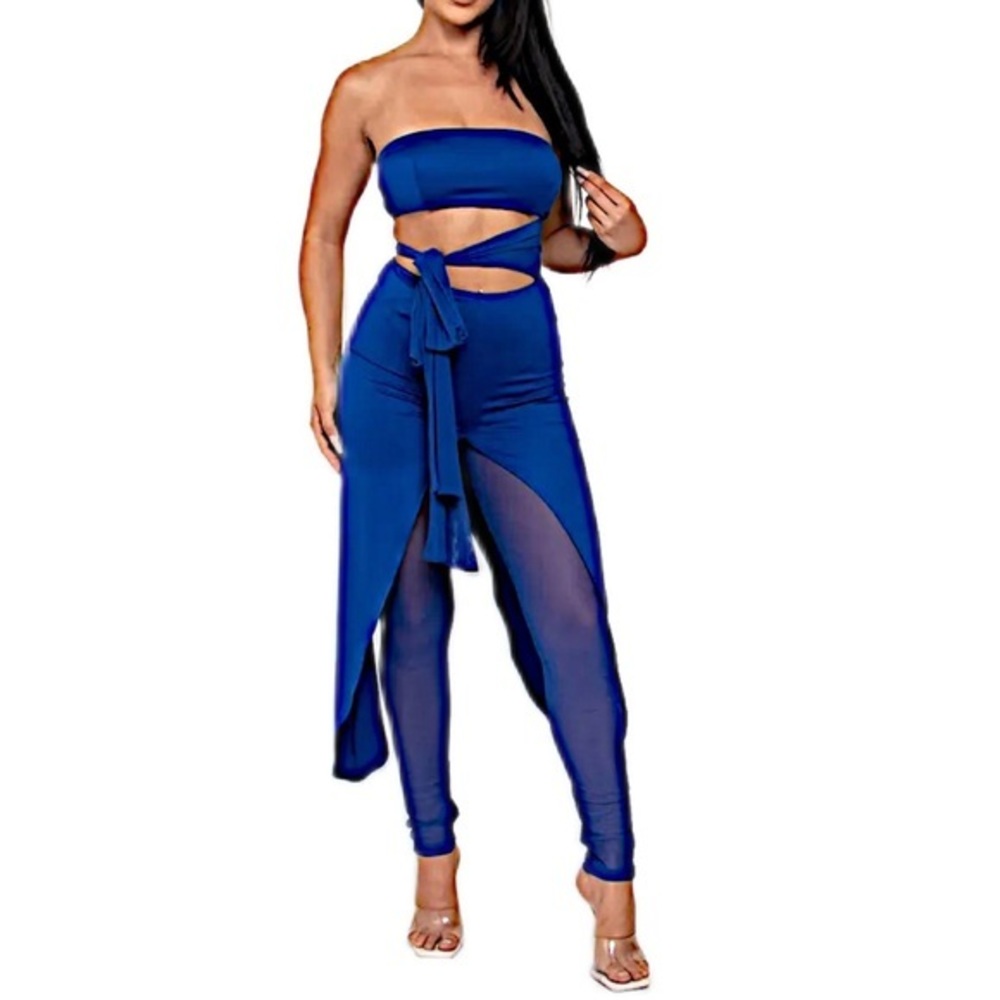 Elegant Blue Women's Jumpsuit